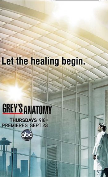 Il poster della settima di Grey's Anatomy