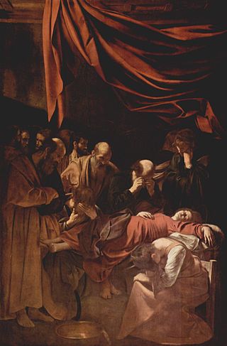 Caravaggio opere Morte della Vergine
