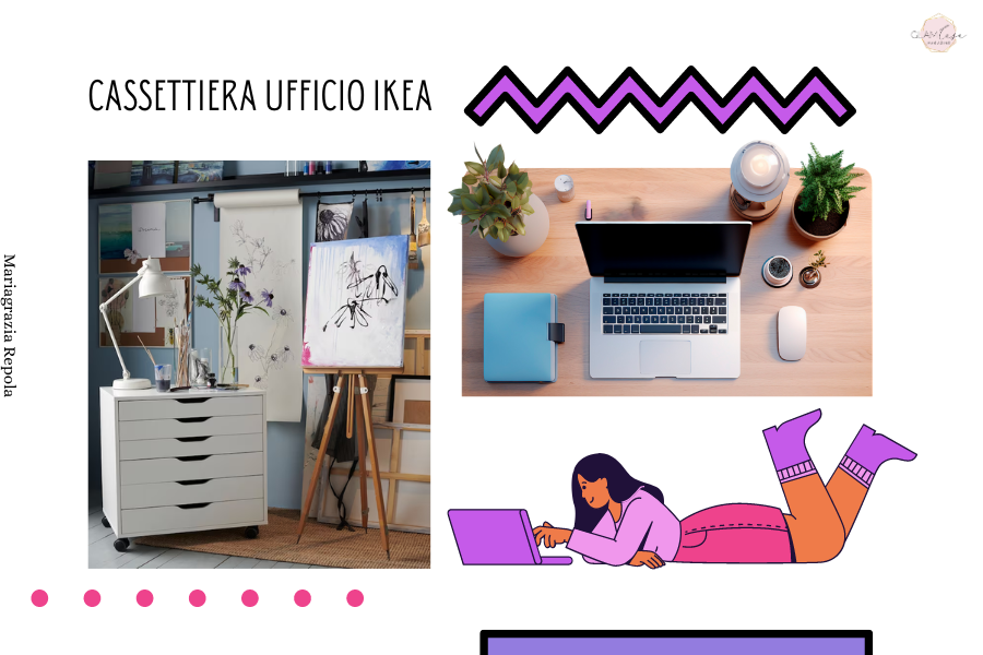 cassettiera IKEA ufficio